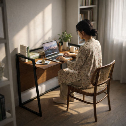 Foldable Laptop Desk - Groovy Wood