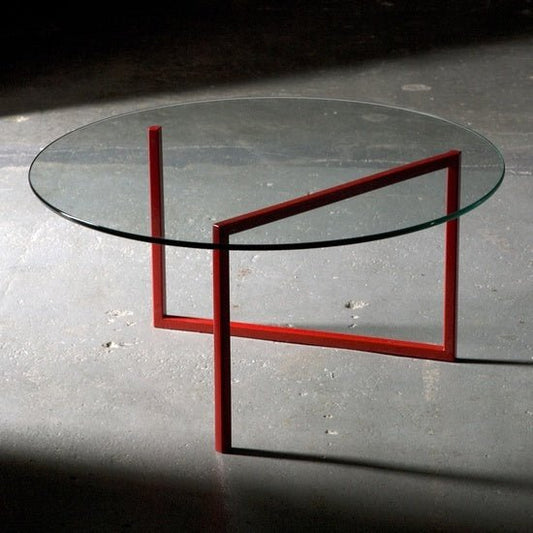 Linea Glass Coffee Table - Groovy Wood